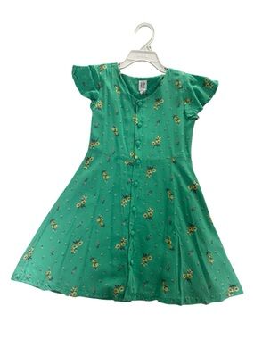 Easter 🐣 GAP Green Floral Kids Dress